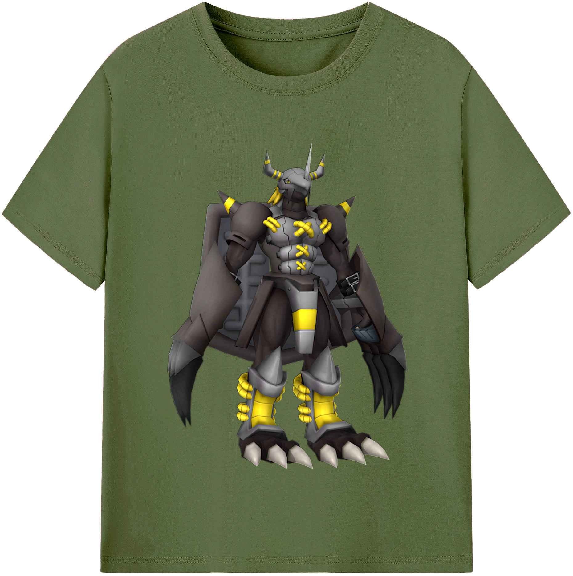 （画像用） Digimon デジタルモンスター/デジモン 綿100％半袖Tシャツ（フロントプリント）